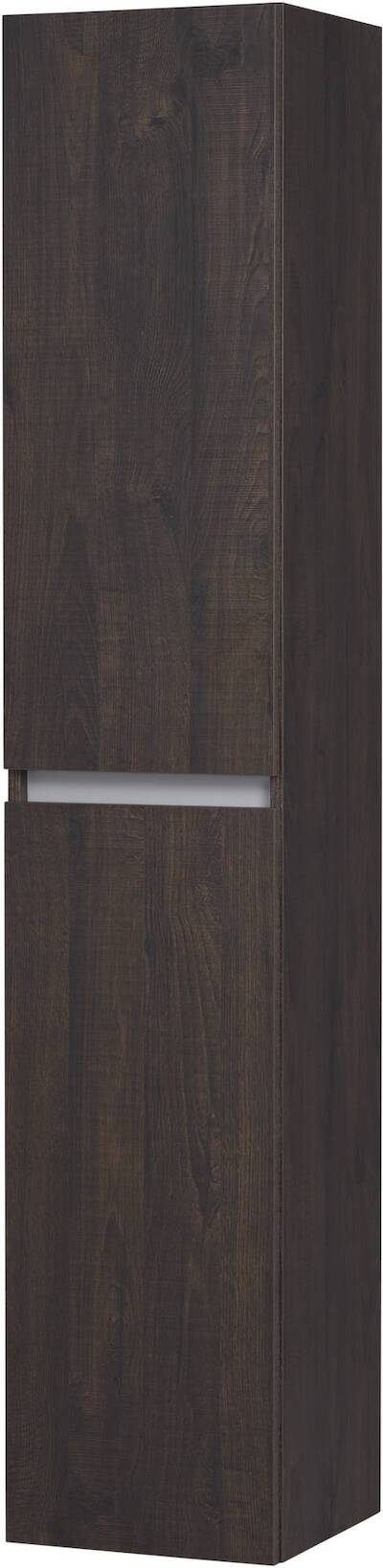 Saqu Gaia hoge kast links 35x34x180cm kasteel bruin