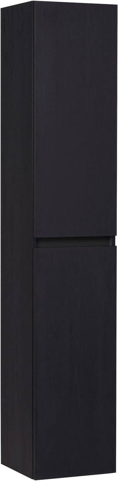 Saqu Gaia hoge kast rechts 35x34x180cm eiken zwart