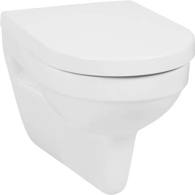 Saqu Just randloos hangtoilet exclusief toiletbril wit