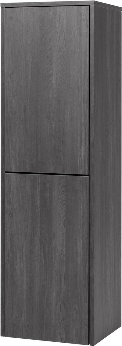 Saqu Lima halfhoge kast excl. greep 35x32x120cm gebrand zwart