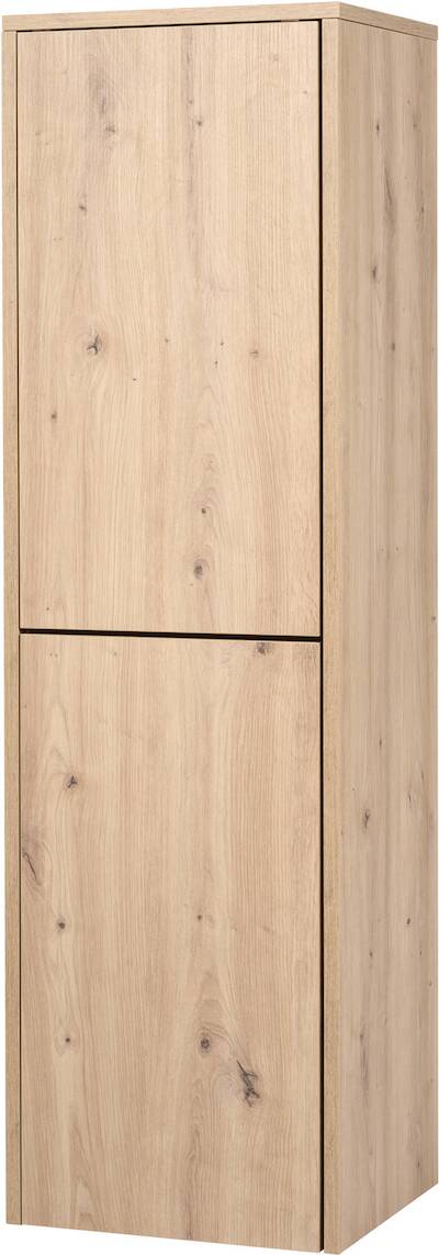 Saqu Lima halfhoge kast excl. greep 35x32x120cm naturel eiken