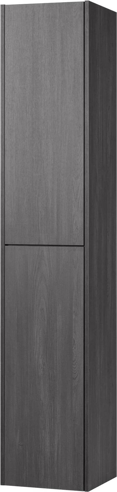 Saqu Lima hoge kast excl. greep 35x32x180cm gebrand zwart
