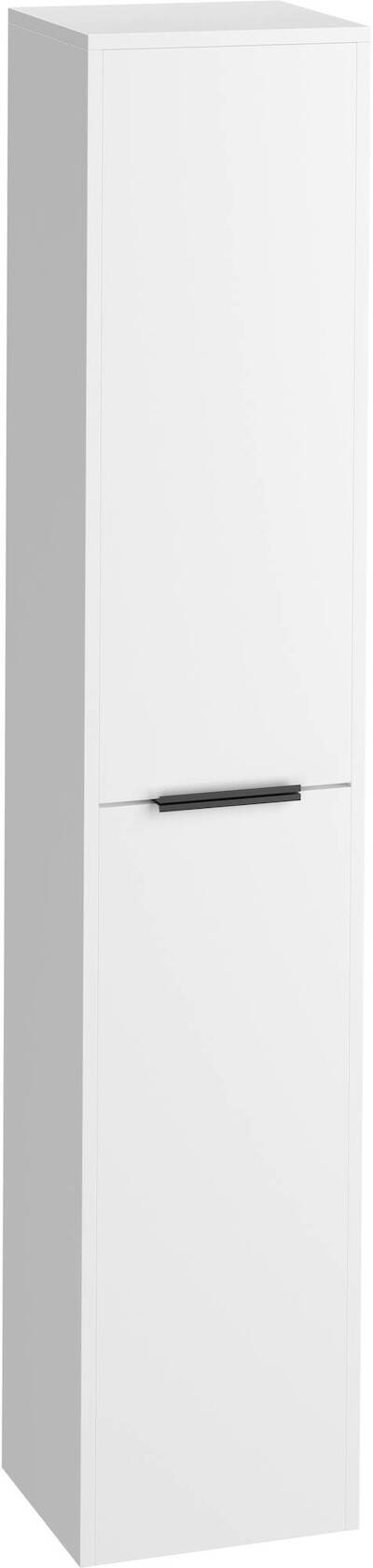 Saqu Lima hoge kast excl. greep 35x32x180cm glans wit