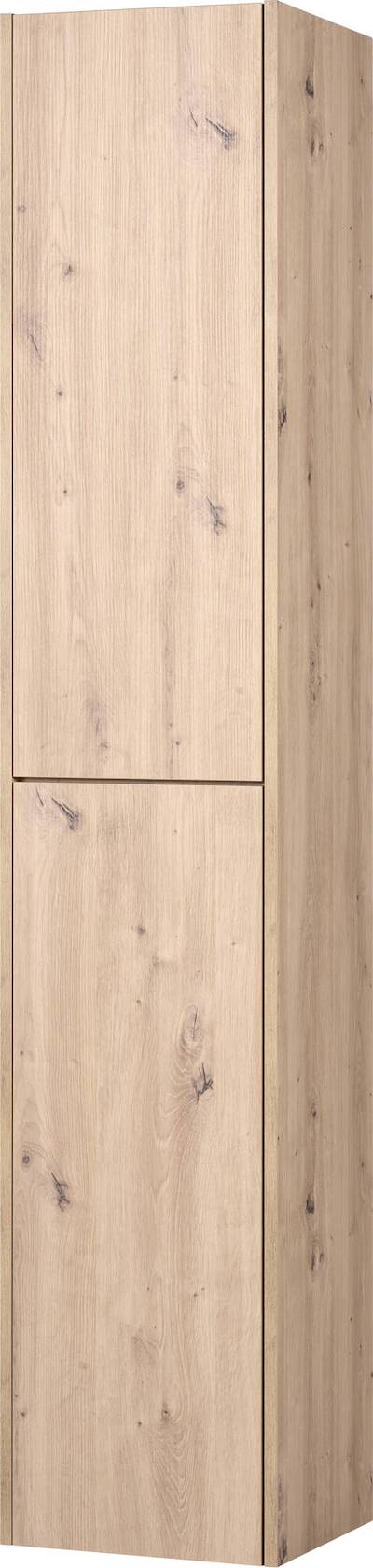 Saqu Lima hoge kast excl. greep 35x32x180cm naturel eiken