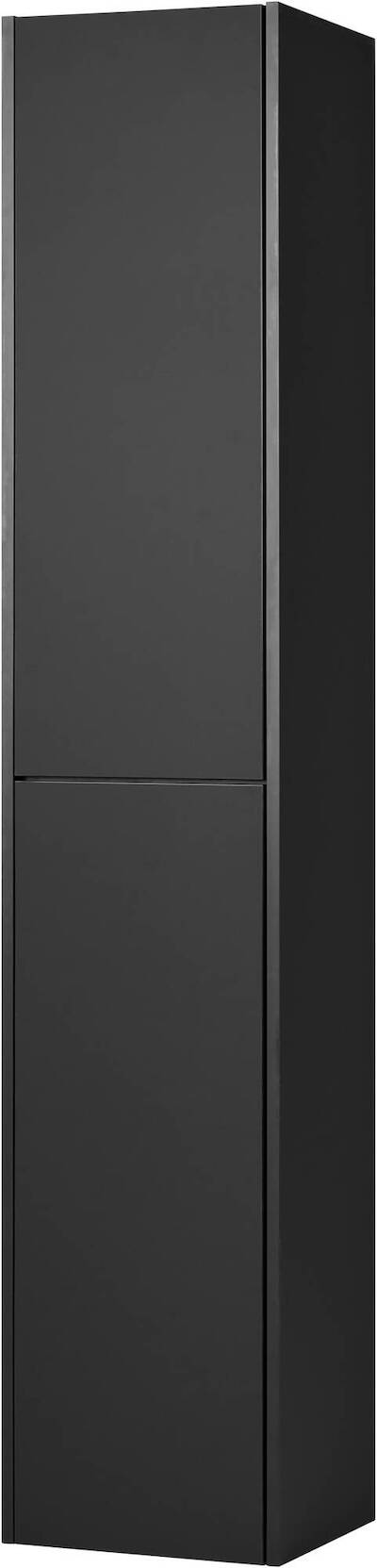 Saqu Lima hoge kast excl. greep 35x32x180cm zijdeglans zwart