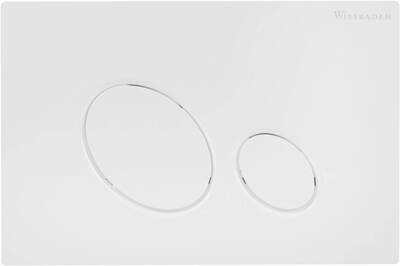 Saqu Loop bedieningspaneel glanzend wit voor Geberit UP100