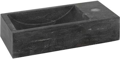 Saqu Nature Collection hardstenen fontein rechts 40x22x10cm