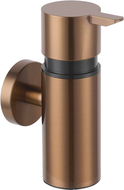 Saqu Nemo zeepdispenser 5,5×9,8x14cm geborsteld brons koper