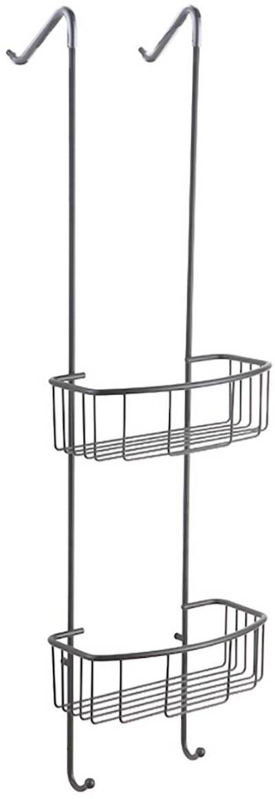 Saqu Norm hangend doucherek 25×15,5x80cm geborsteld staal