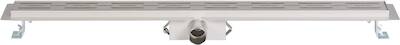 Saqu Refined Douchegoot met flens, sifon en filter 60×7 cm RVS