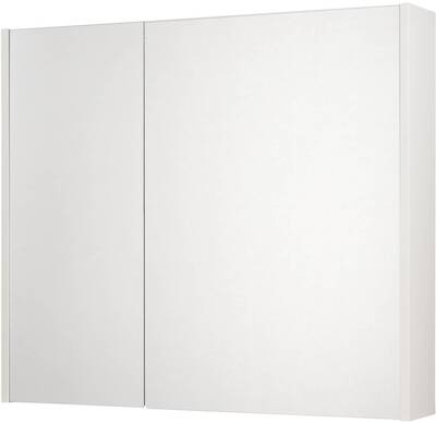 Saqu Salto spiegelkast 80x70x14cm glanzend wit