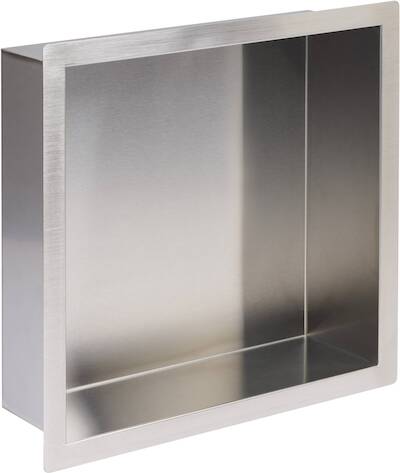 Saqu Shine inbouwnis 30x10x30cm RVS
