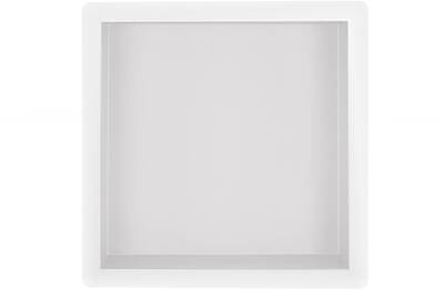 Saqu Shine inbouwnis 30x30x7 cm Mat wit