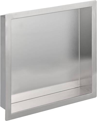 Saqu Shine inbouwnis 30x7x30cm RVS