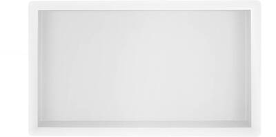Saqu Shine inbouwnis 60x30x7 cm Mat wit