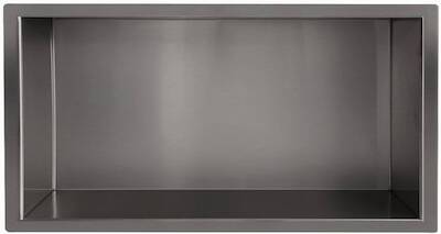 Saqu Shine inbouwnis 60x30x7cm Gunmetal
