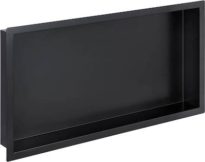 Saqu Shine inbouwnis 60x7x30cm mat zwart