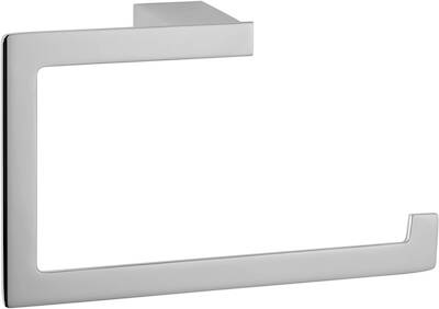 Saqu Soft square Handdoekring 21 cm Chroom