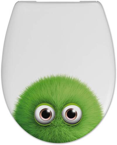 Saqu toiletbril met softclose en quickrelease 36,2×43,6cm multi