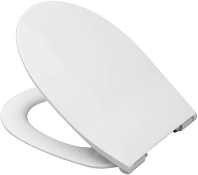 Saqu toiletbril met softclose en quickrelease 36,4×43,6cm wit