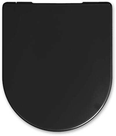 Saqu toiletbril met softclose en quickrelease 37,2×41,8cm zwart