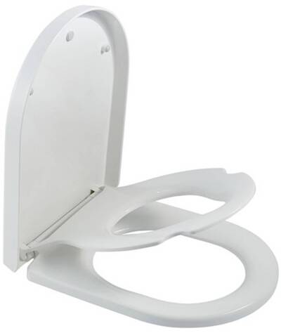 Saqu Touch Double toiletbril met softclose en quickrelease 37,1×44,4×4,8cm wit