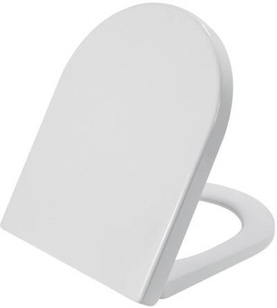 Saqu Touch toiletbril met softclose en quickrelease 35,9×46,4x5cm mat wit
