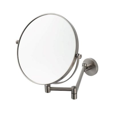 Scheerspiegel Aqualux Pro 2500 Draaibaar Wand Vergrotend Rond RVS