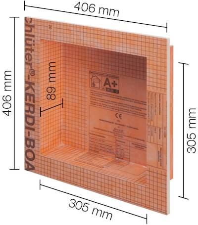 Schluter Kerdi-Board-N Inbouwnis 30,5×30,5cm betegelbaar
