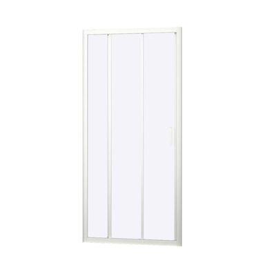 Schuifdeur Allibert Happy Frontale Instap 3 Delen 76-80×185 cm Wit Profiel