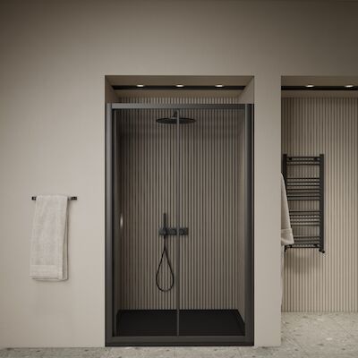 Schuifdeur BWS Arema 150×190 cm Profiel Zwart