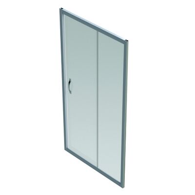 Schuifdeur Go By Van Marcke Belo 100x190CM Easyclean Verchroomd