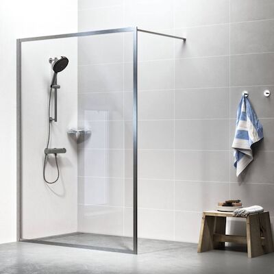 Sealskin Contour Inloopdouche A3 120×200 cm 6mm Helderglas RVS