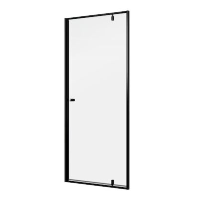 Sealskin Contour Nisdeur 90×200 cm 6mm Helderglas Mat Zwart