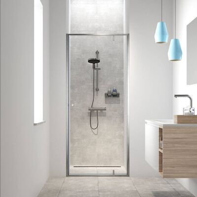 Sealskin Contour Nisdeur 90×200 cm 6mm Helderglas RVS