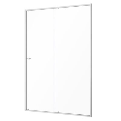 Sealskin Contour Schuifdeur voor Nis 120×200 cm 6mm Helderglas RVS