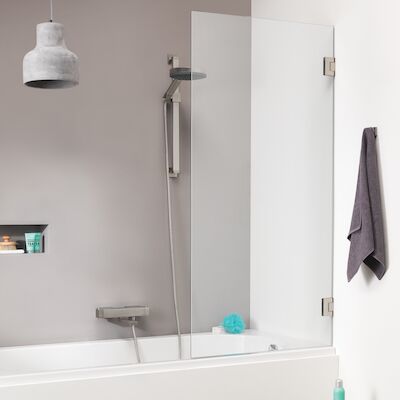 Sealskin Get Wet I Am Badwand eendelig 85x160cm helderglas met chroom profiel