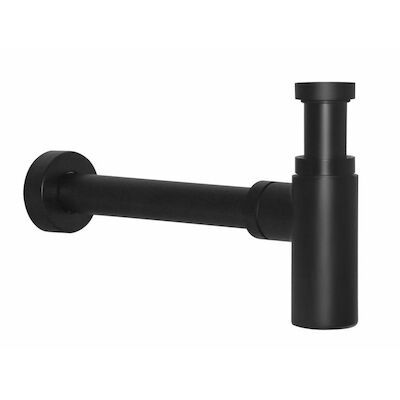 Sifon Sanilux 5/4 Mat Zwart