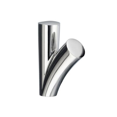 Smedbo Handdoekhaak 2 Stuks 2.2×5.1×7.5 cm Zink Gepolijst Chroom