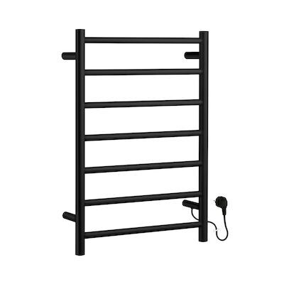 Smedbo Handdoekradiator 50×11.2×68.9 cm Edelstaal Mat Zwart