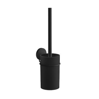 Smedbo Toiletborstelset 11×8.2×35 cm RVS Mat Zwart