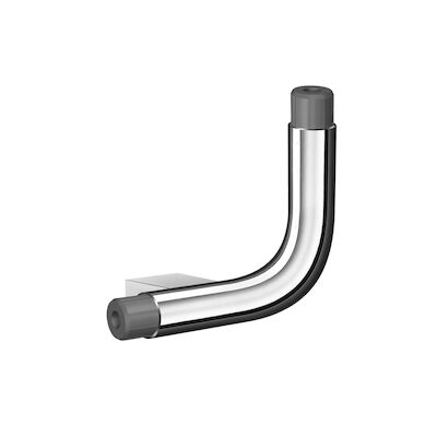 Smedbo Verbindingsstuk Greep Living L-vorm Links 10×10 cm Gepolijst Chroom