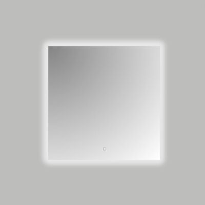 Spiegel Best Design Firkant Met LED Verlichting Vierkant 100×100 cm Met Touchknop