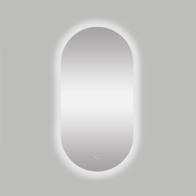 Spiegel Best Design Seldy Ovaal 100x50cm Met LED Verlichting Rondom en One-Touch Bediening