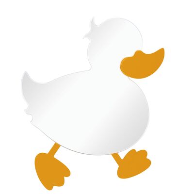 Spiegel BWS Ducky Eendvorm 54.5 x 50.5 Cm Geel