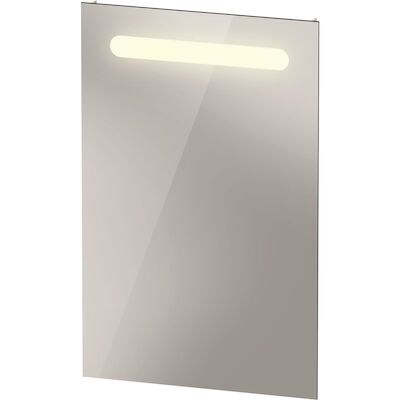 Spiegel Duravit No.1 Met Horizontale LED Verlichting 45×3.5x70cm Mat Wit