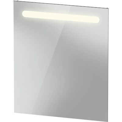 Spiegel Duravit No.1 Met Horizontale LED Verlichting 60×3.5x70cm Mat Wit