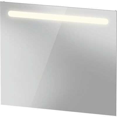 Spiegel Duravit No.1 Met Horizontale LED Verlichting 80×3.5x70cm Mat Wit