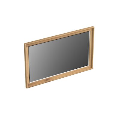 Spiegel Forzalaqua Reno Rechthoek 80×50 Cm Eiken Smoke
