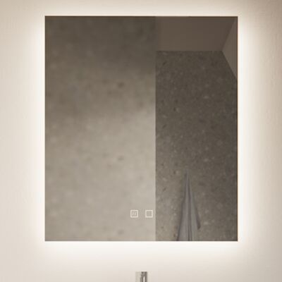 Spiegel Gliss Design Backlight LED Verlichting 70cm En Spiegelverwarming